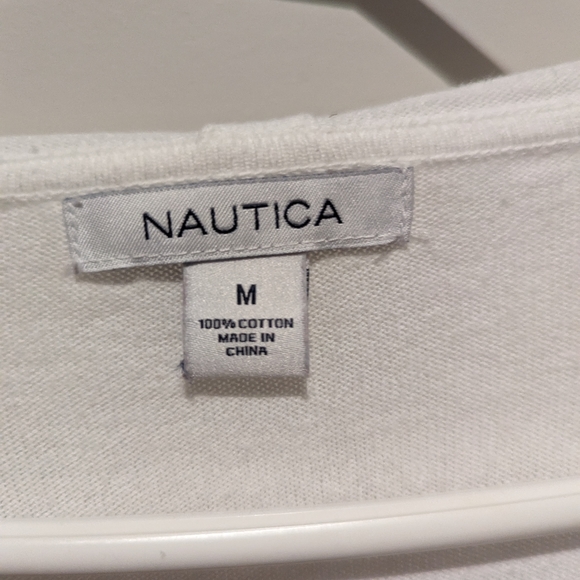 Nautica striped cardigan shrug with hood - Picture 3 of 3